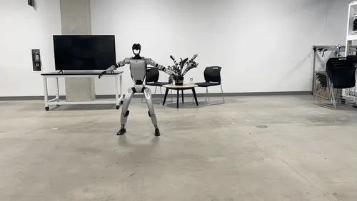 Robot demonstration for GMT: General Motion Tracking for Humanoid Whole-Body Control
