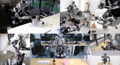 Robot demonstration for Generalizable Humanoid Manipulation with Improved 3D Diffusion Policies