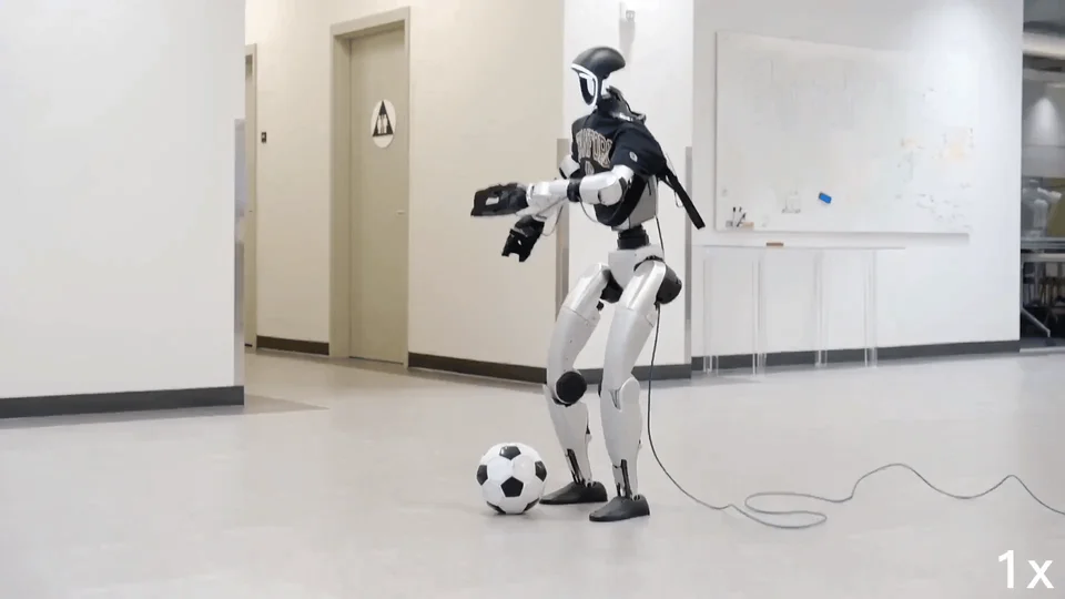 Robot demonstration for TWIST: Teleoperated Whole-Body Imitation System